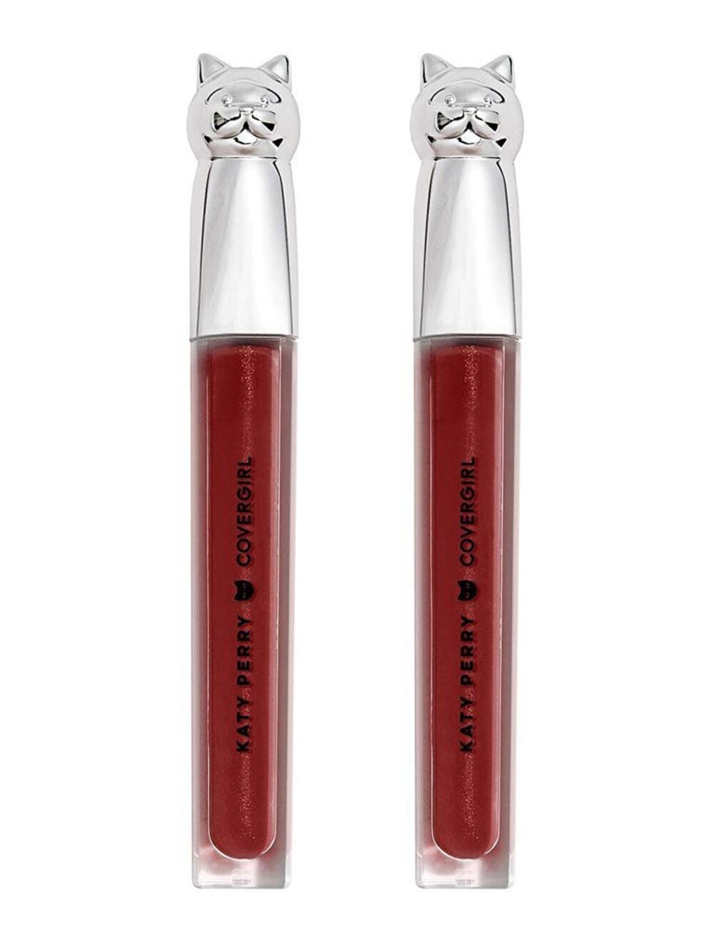 2 COVERGIRL Katy Kat Lip Gloss, Each 3.8 mL (0.12 FL OZ), Wine Feline